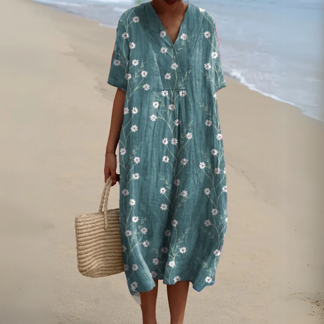 ADELFA | LOOSE COLORFUL DRESS - Image 12