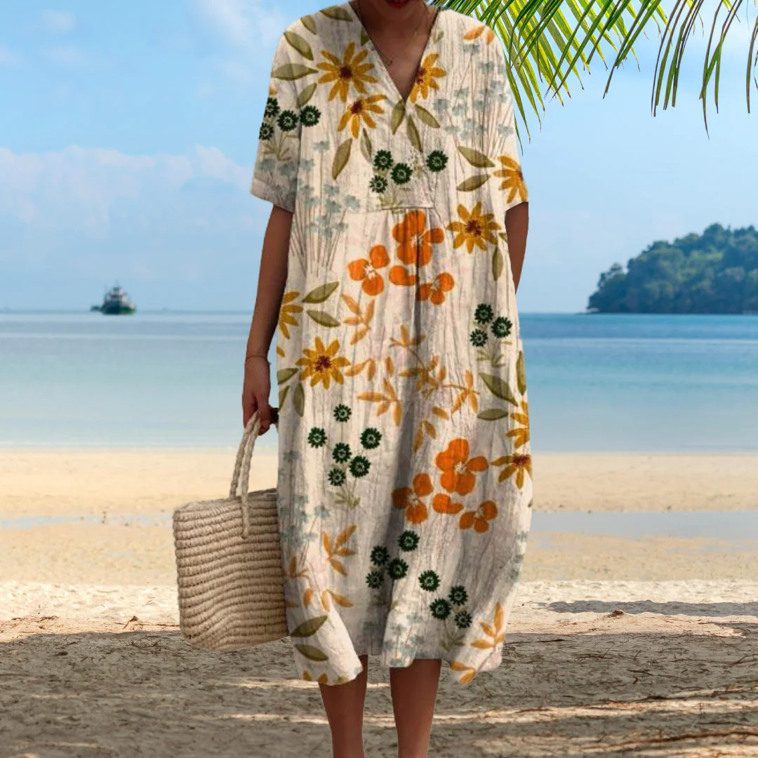ADELFA | LOOSE COLORFUL DRESS - Image 3