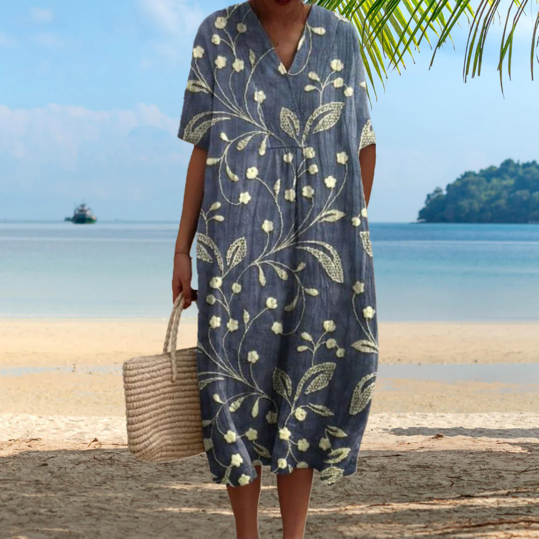ADELFA | LOOSE COLORFUL DRESS - Image 4