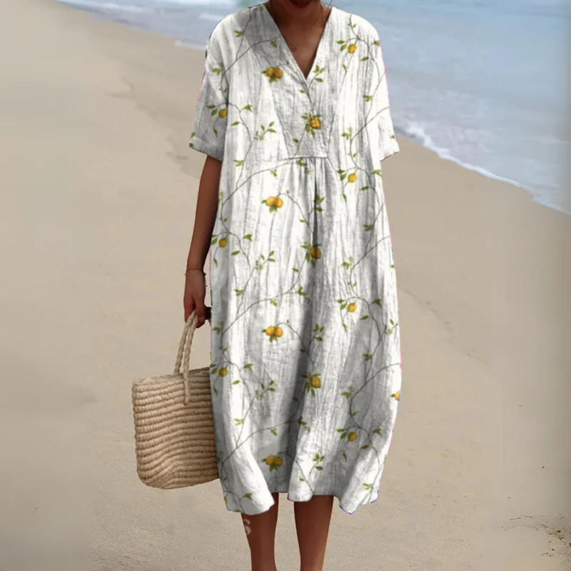 ADELFA | LOOSE COLORFUL DRESS - Image 5