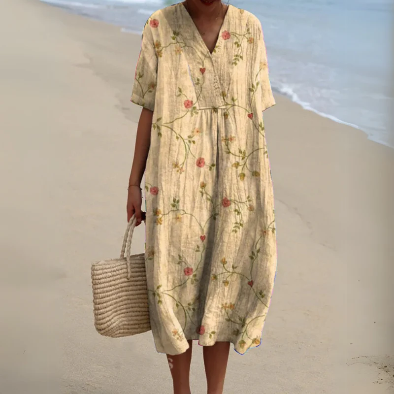 ADELFA | LOOSE COLORFUL DRESS - Image 8