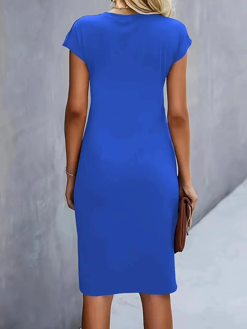 Adelina | Stylish Round Neck Dress - Image 10
