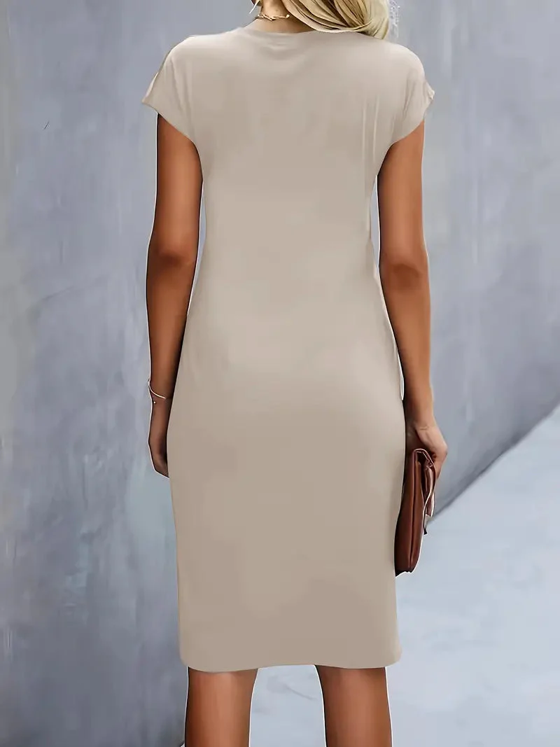 Adelina | Stylish Round Neck Dress - Image 12