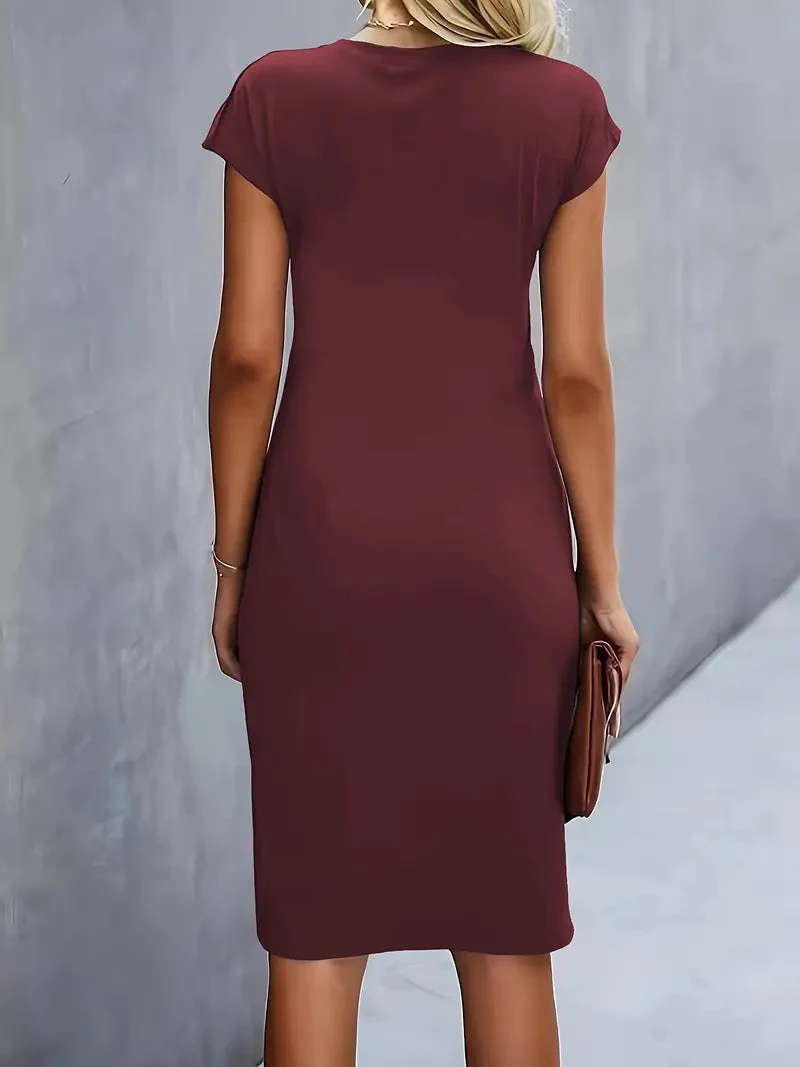 Adelina | Stylish Round Neck Dress - Image 15