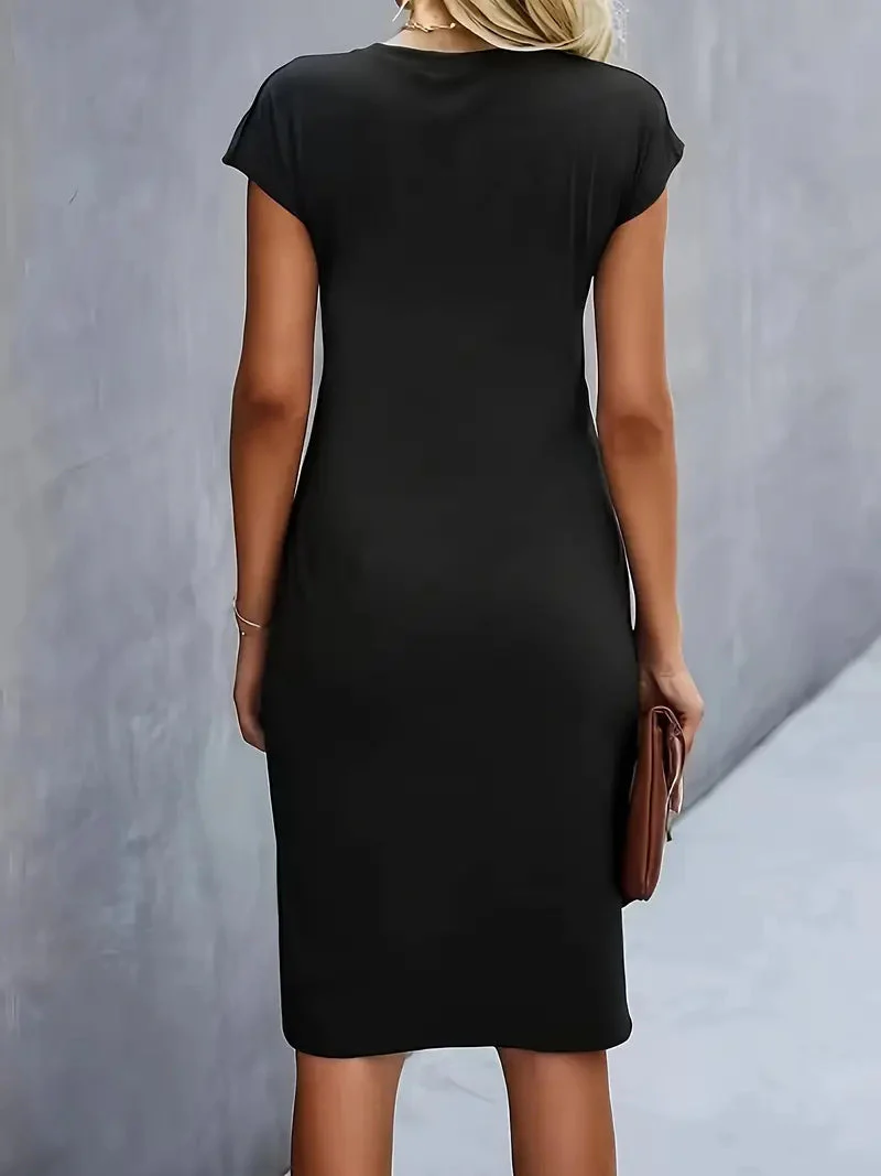 Adelina | Stylish Round Neck Dress - Image 16