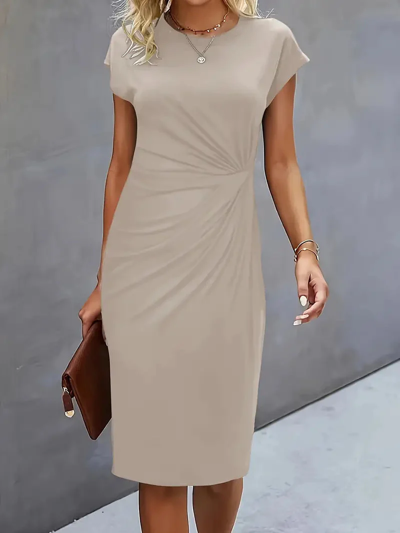 Adelina | Stylish Round Neck Dress - Image 4