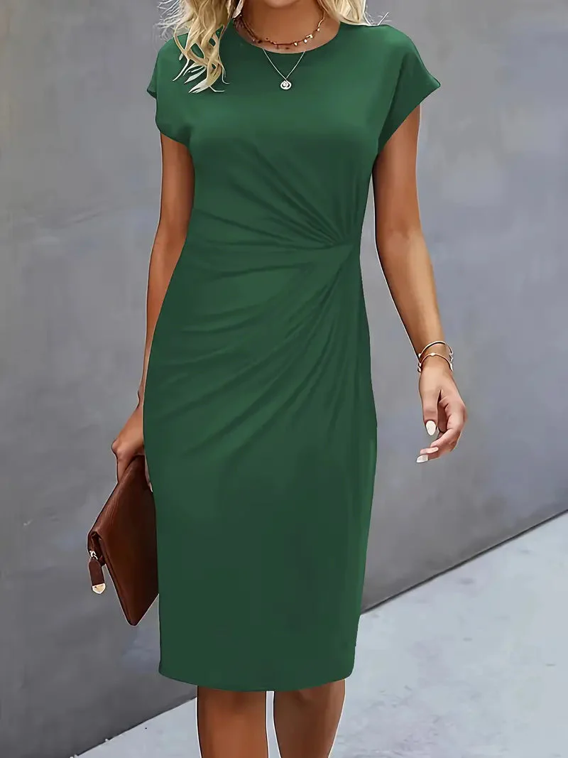 Adelina | Stylish Round Neck Dress - Image 5