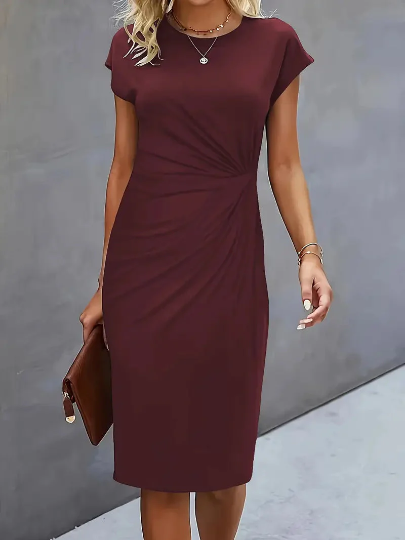 Adelina | Stylish Round Neck Dress - Image 7