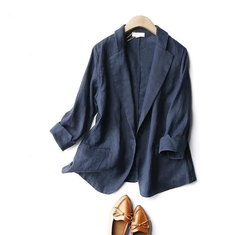 ALENA LINEN BLAZER - Image 3