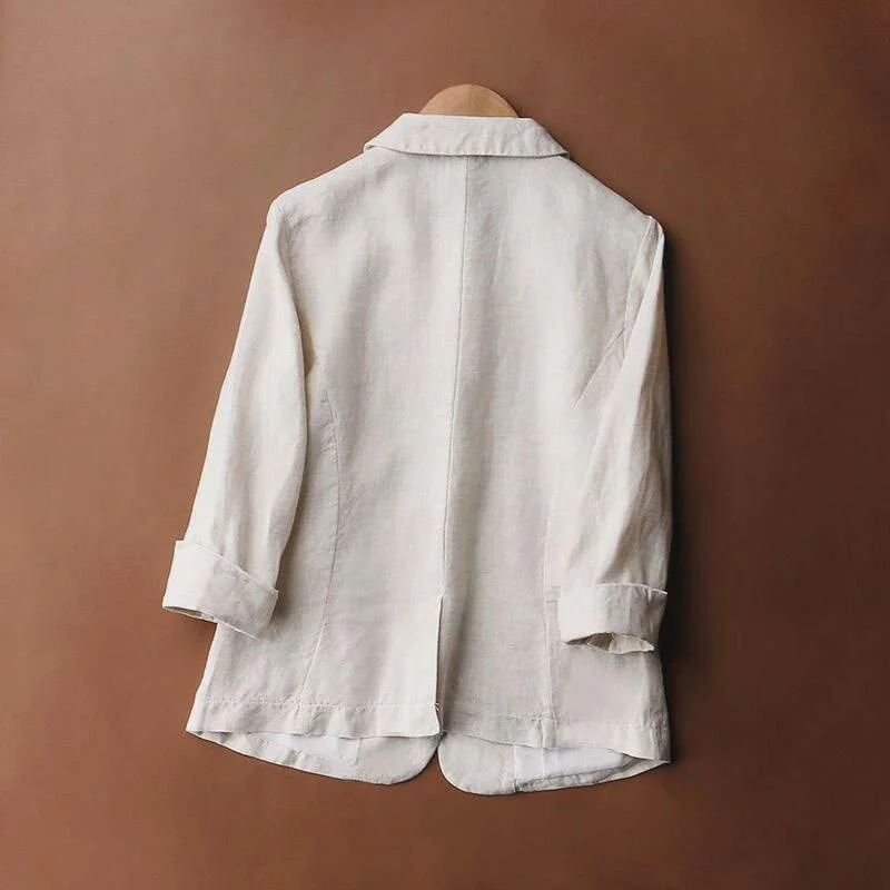 ALENA LINEN BLAZER - Image 5