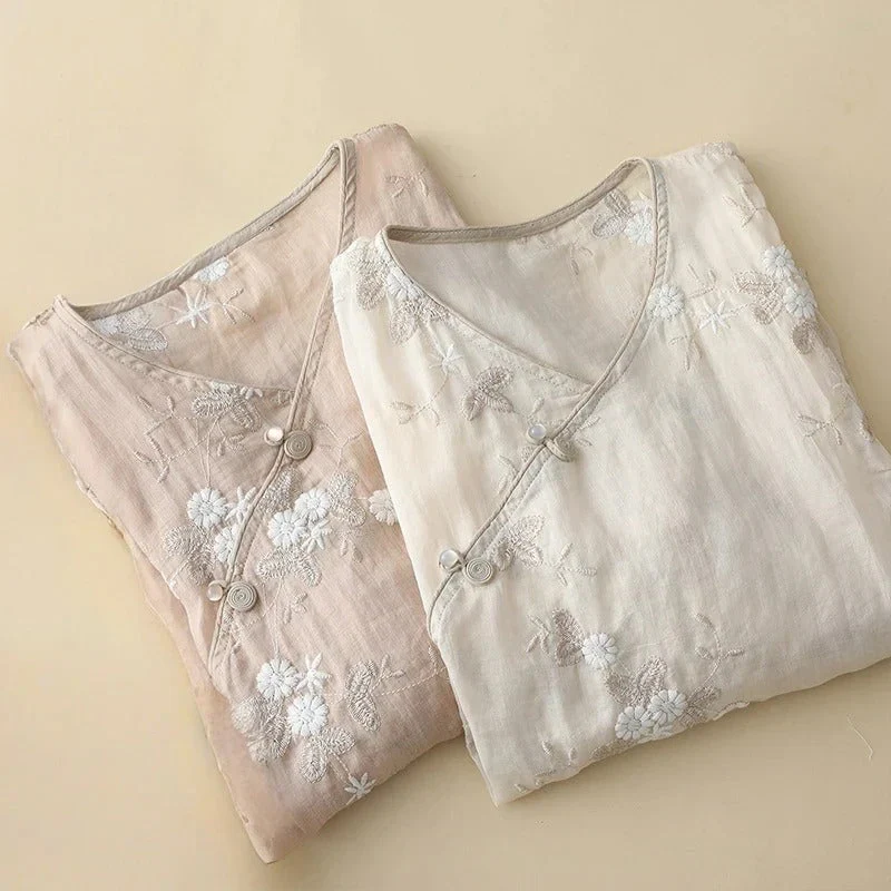 ALINA LINEN BLOUSE - Image 5