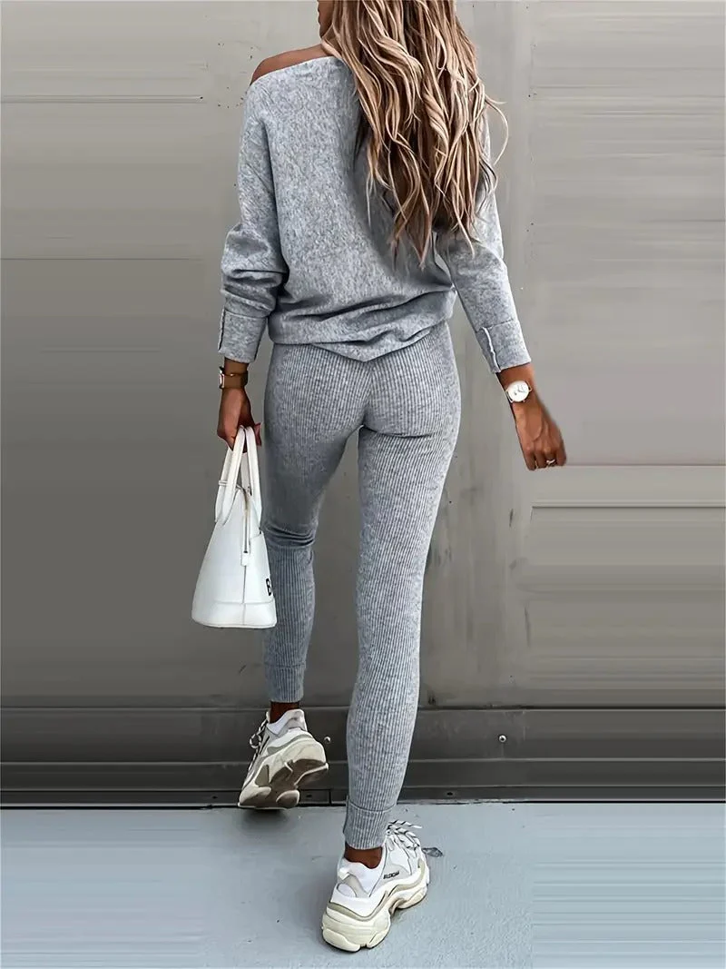 Belaire Ribbed Knit Set - Image 8