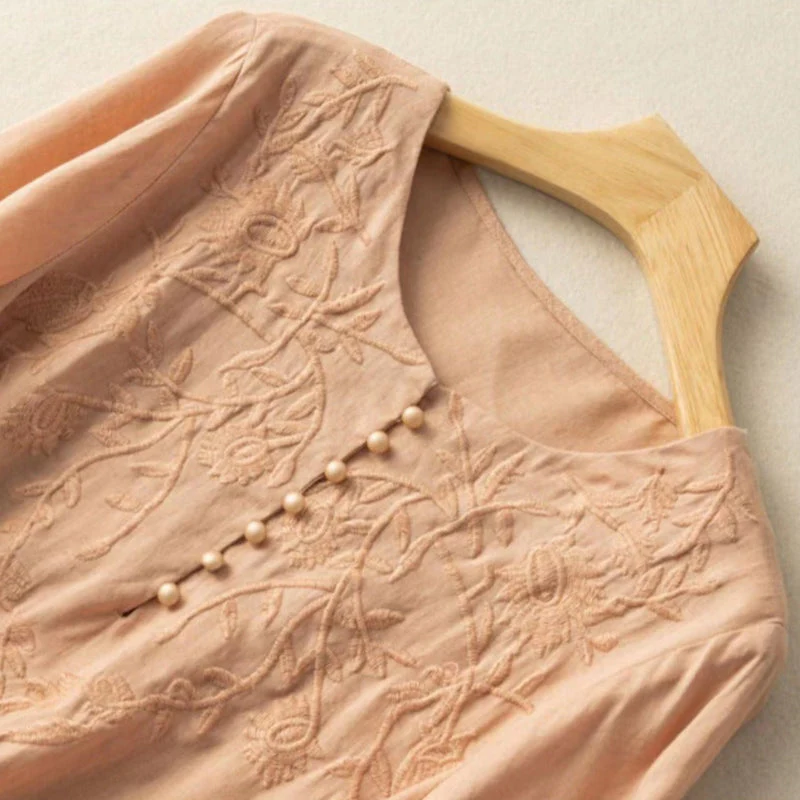 AMBER LINEN BLOUSE - Image 4