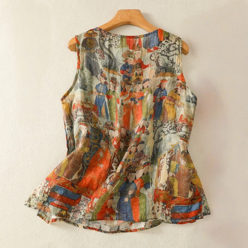 AMBER LINEN TOP - Image 2