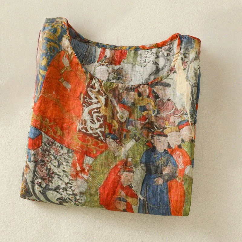 AMBER LINEN TOP - Image 4