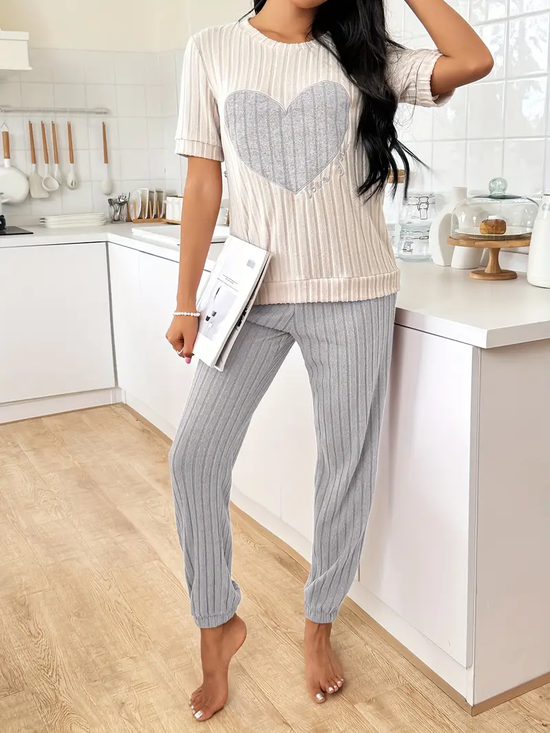 Amore Ribbed Loungewear Set - Image 7