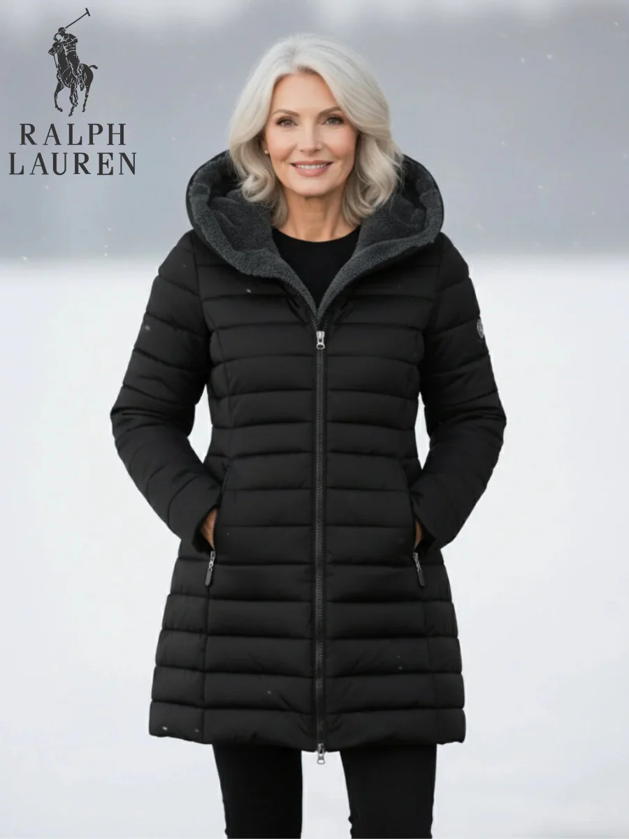 Arctic Elegance Quilted Winter Coat || Clearance Sale - Image 3