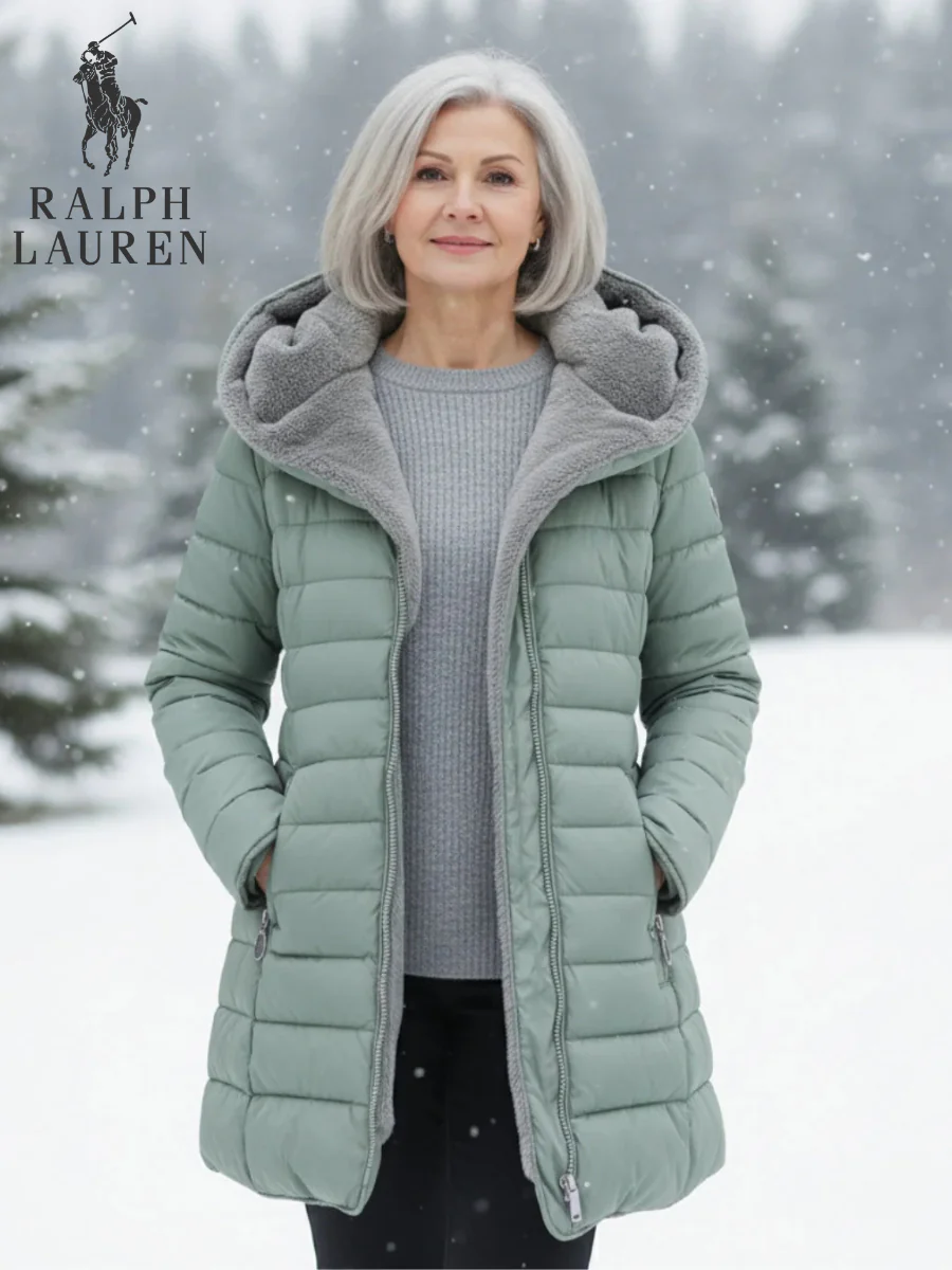 Arctic Elegance Quilted Winter Coat || Clearance Sale - Image 5