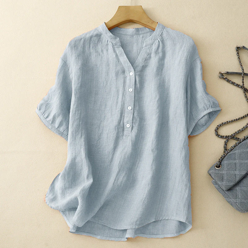 ASH LINEN BLOUSE - Image 2