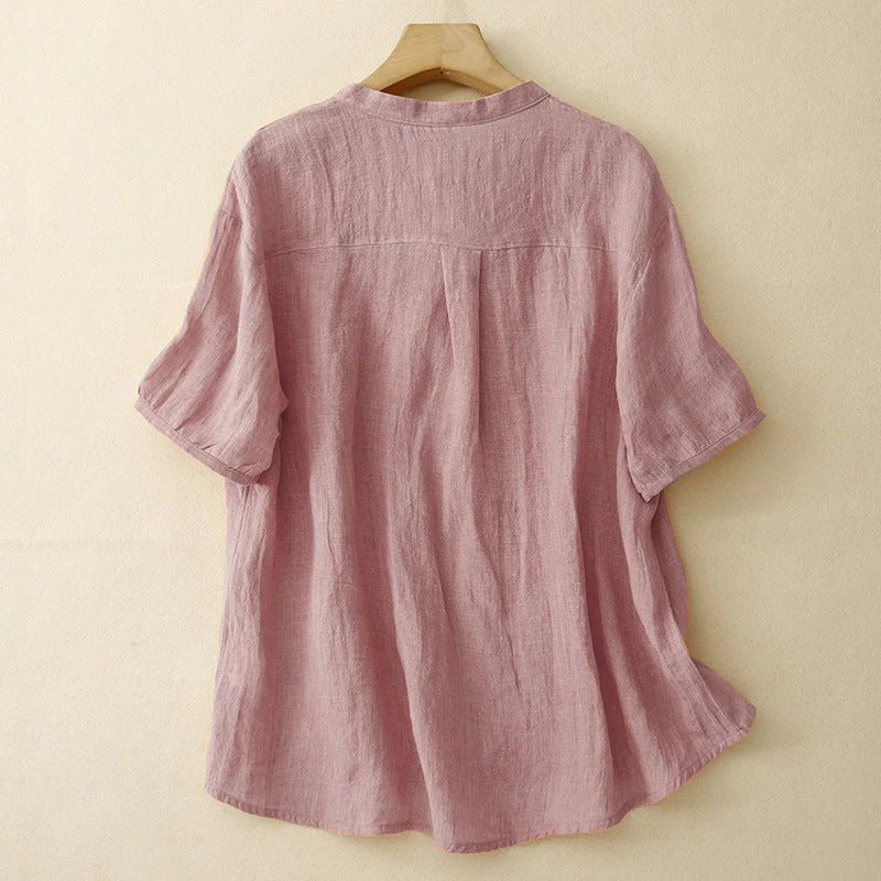 ASH LINEN BLOUSE - Image 3