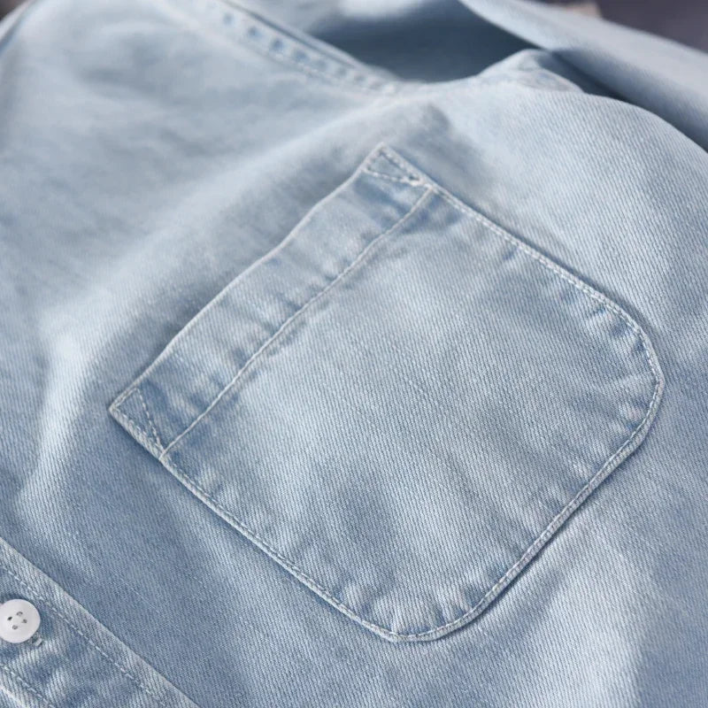 Heritage Cotton Denim Button-Down - Image 4