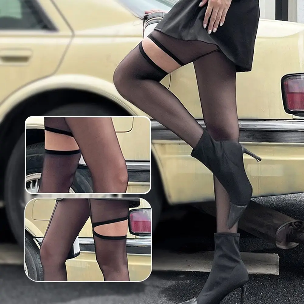 Asym Mesh Tights - Image 3