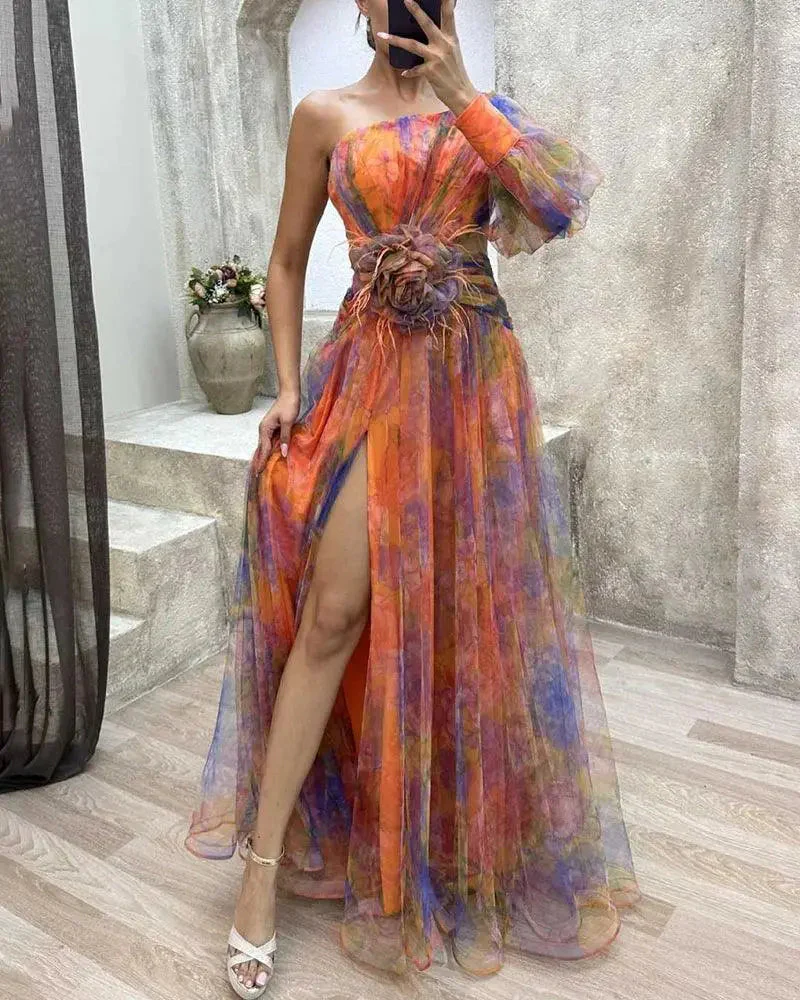 Asymmetrical Layered Dress for Women - Image 10
