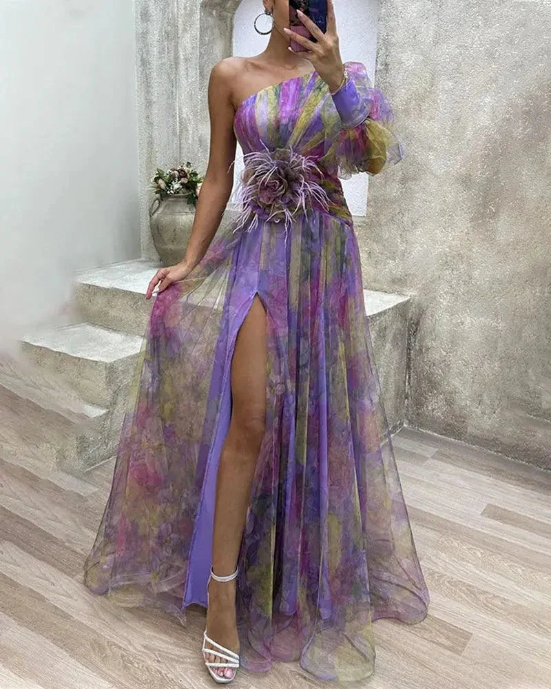 Asymmetrical Layered Dress for Women - Image 6