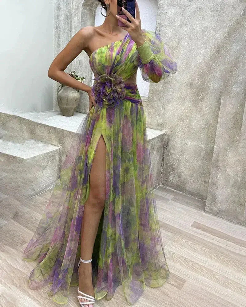 Asymmetrical Layered Dress for Women - Image 8