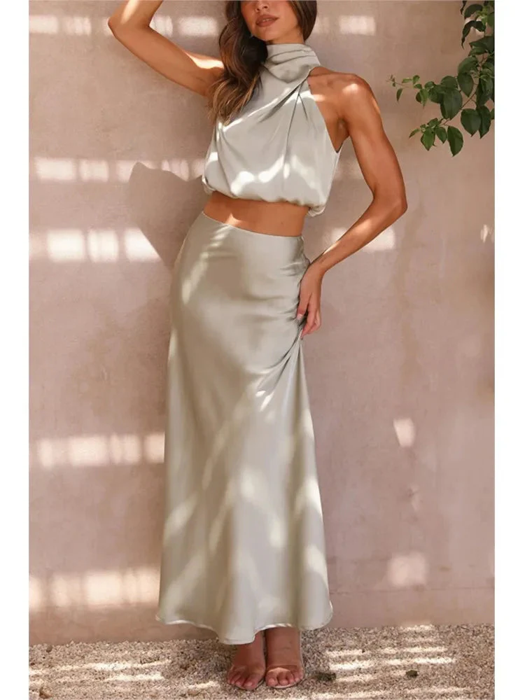 Barbe - Satin Set - Elegant - Formal Style High Quality - Ideal for Parties - Image 6