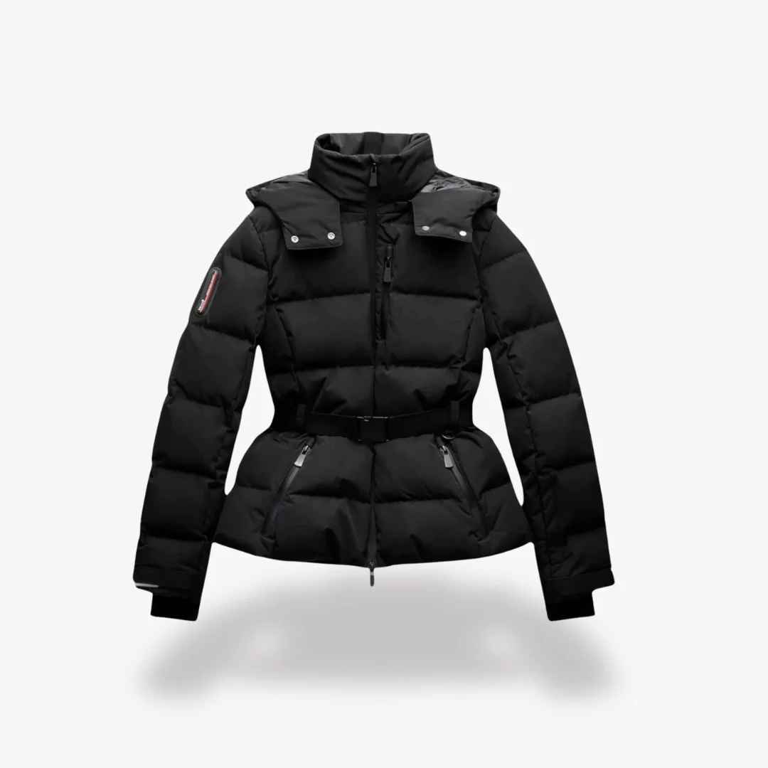 Belted Down Puffer Jacket for Women - Image 2
