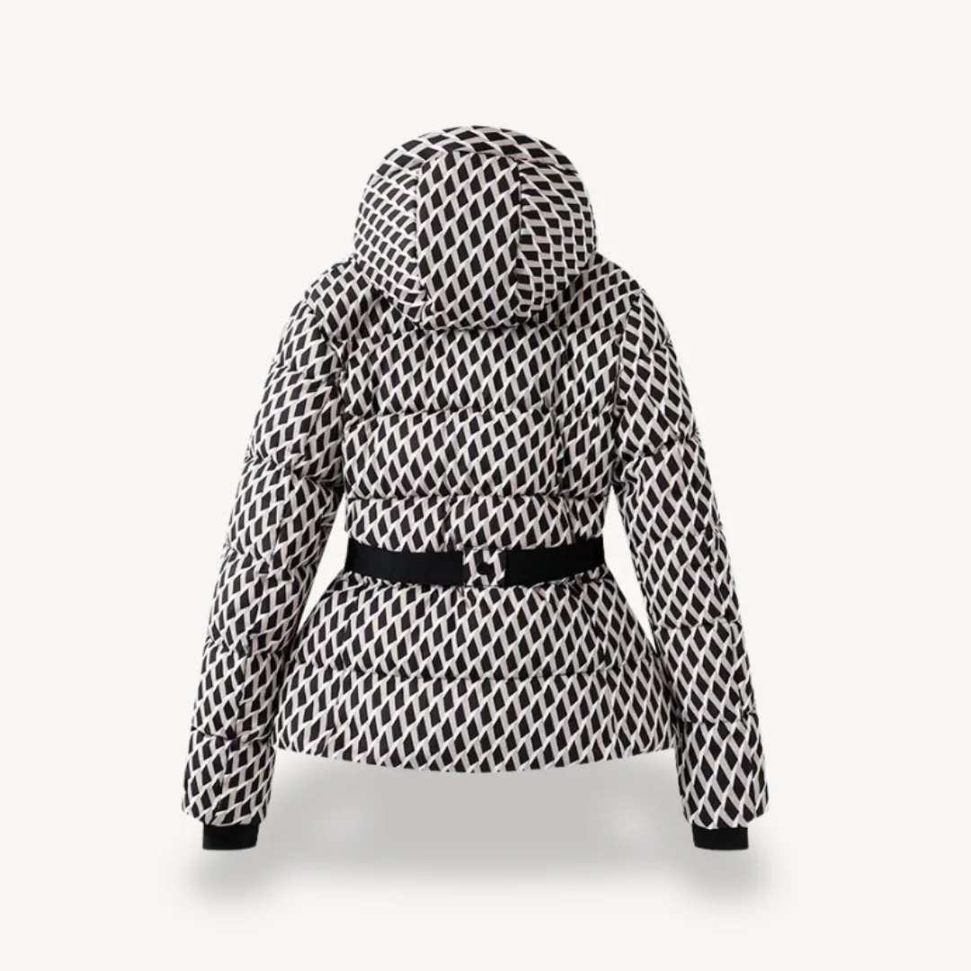 Belted Down Puffer Jacket for Women - Image 7