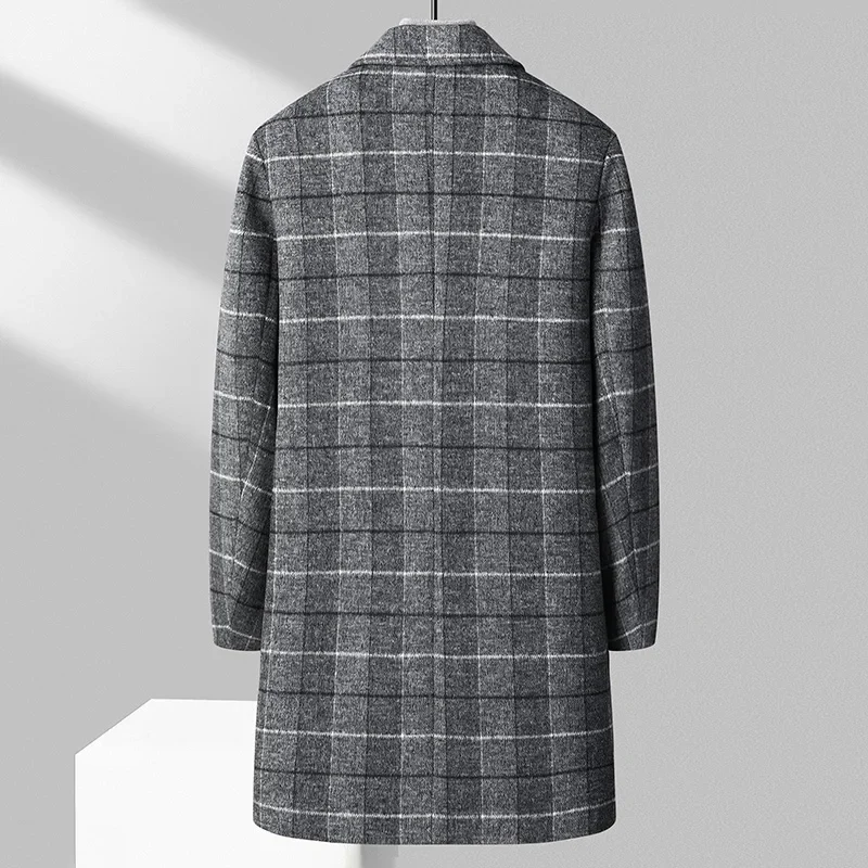 Stratford Plaid Overcoat - Image 3