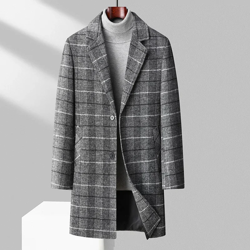 Stratford Plaid Overcoat - Image 5