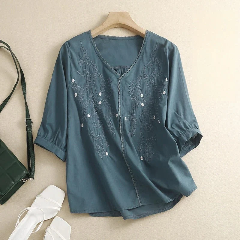 BONNIE LINEN BLOUSE - Image 2