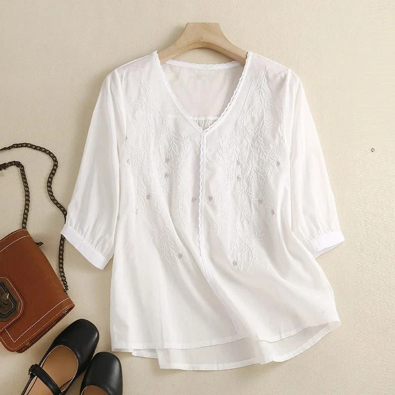 BONNIE LINEN BLOUSE - Image 5