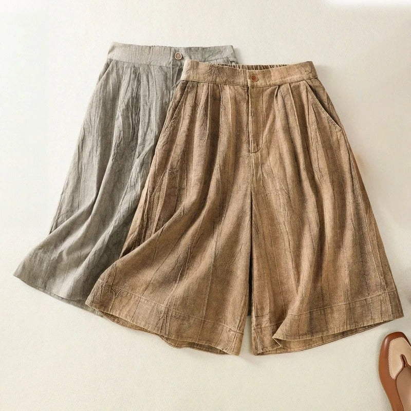 BRIDGET LINEN SHORTS - Image 3