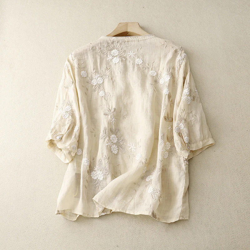 CALMA LINEN BLOUSE - Image 2