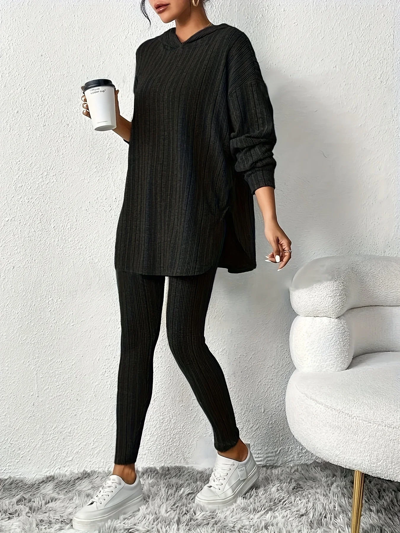 Camden Ribbed Knit Lounge Set - Image 4
