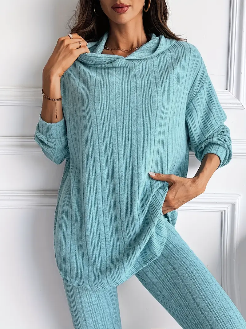 Camden Ribbed Knit Lounge Set - Image 8