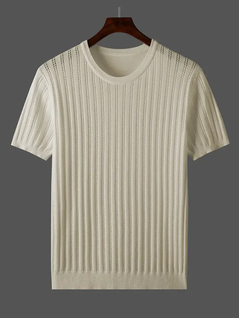 Caspian Ribbed Tee - Image 11