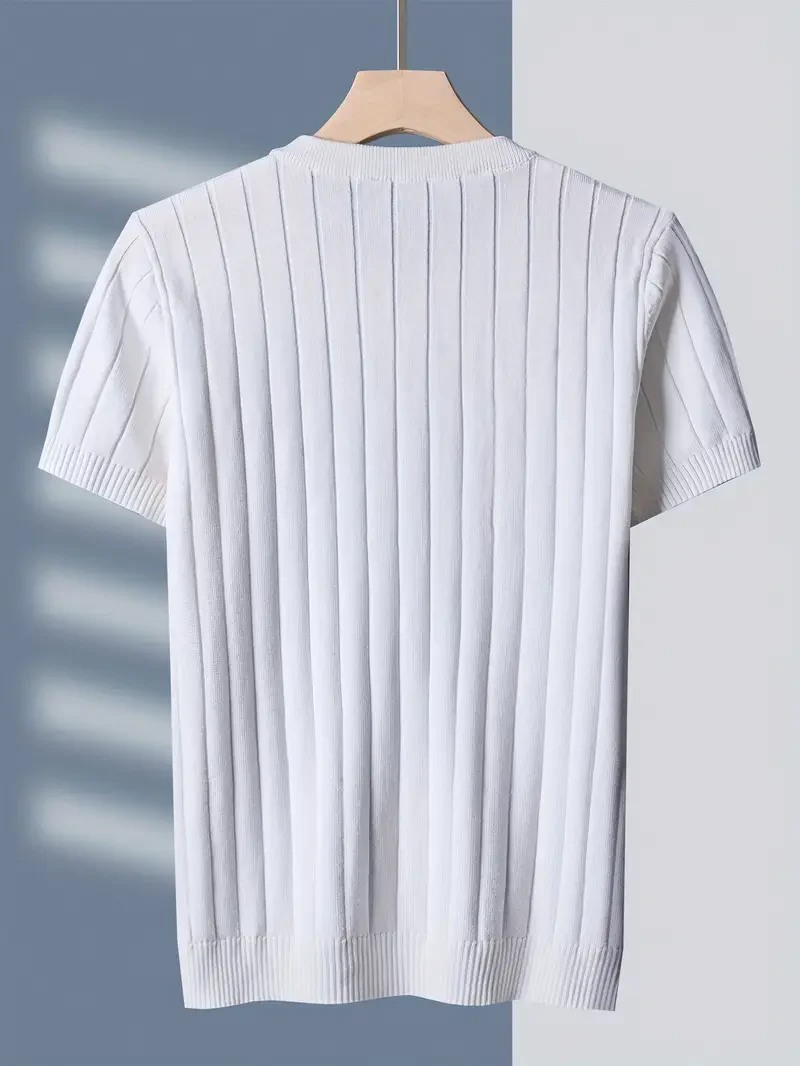 Caspian Ribbed Tee - Image 6