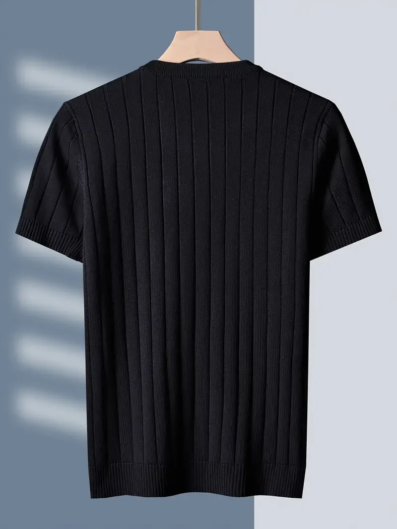 Caspian Ribbed Tee - Image 7