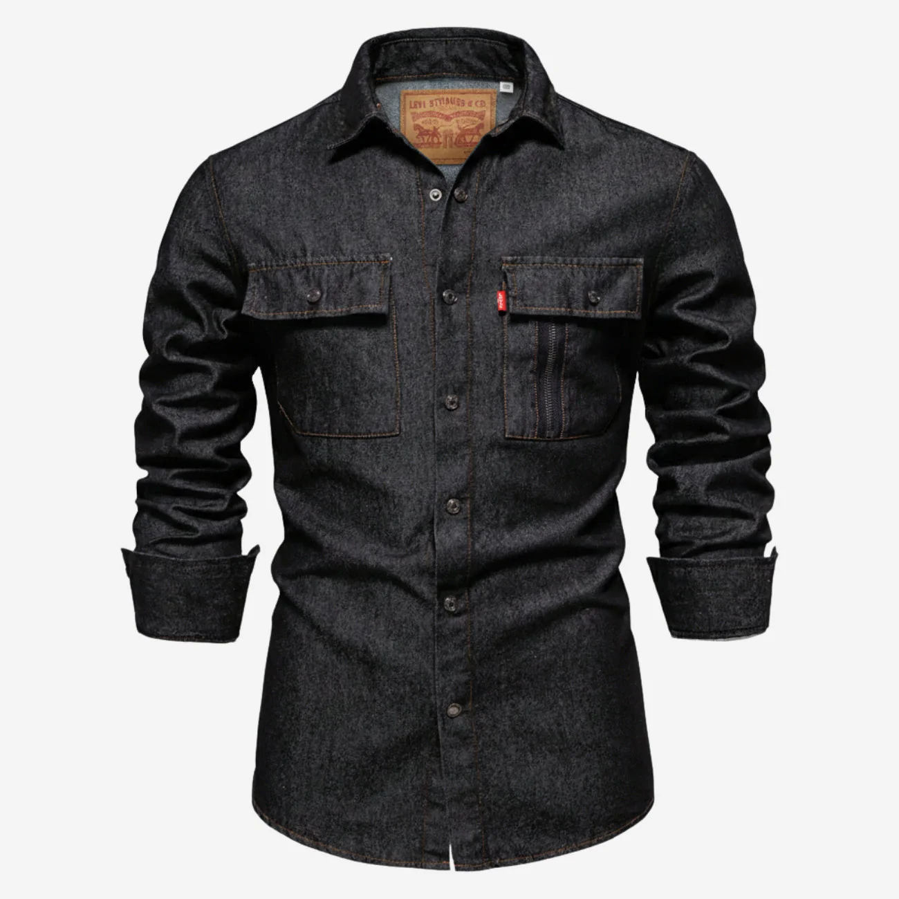 Casual Denim Shirt - CLEARANCE SALE - Image 2