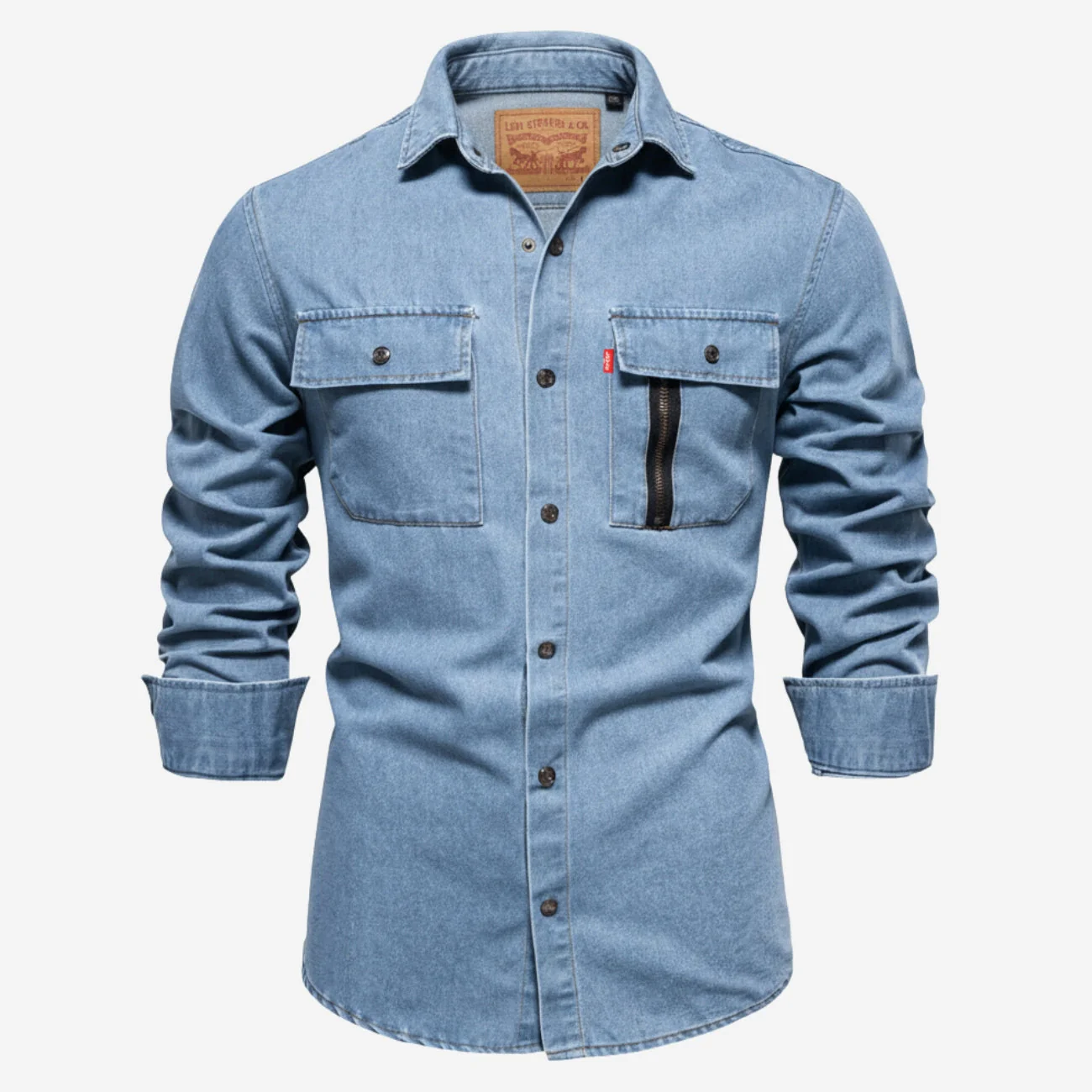 Casual Denim Shirt - CLEARANCE SALE - Image 3