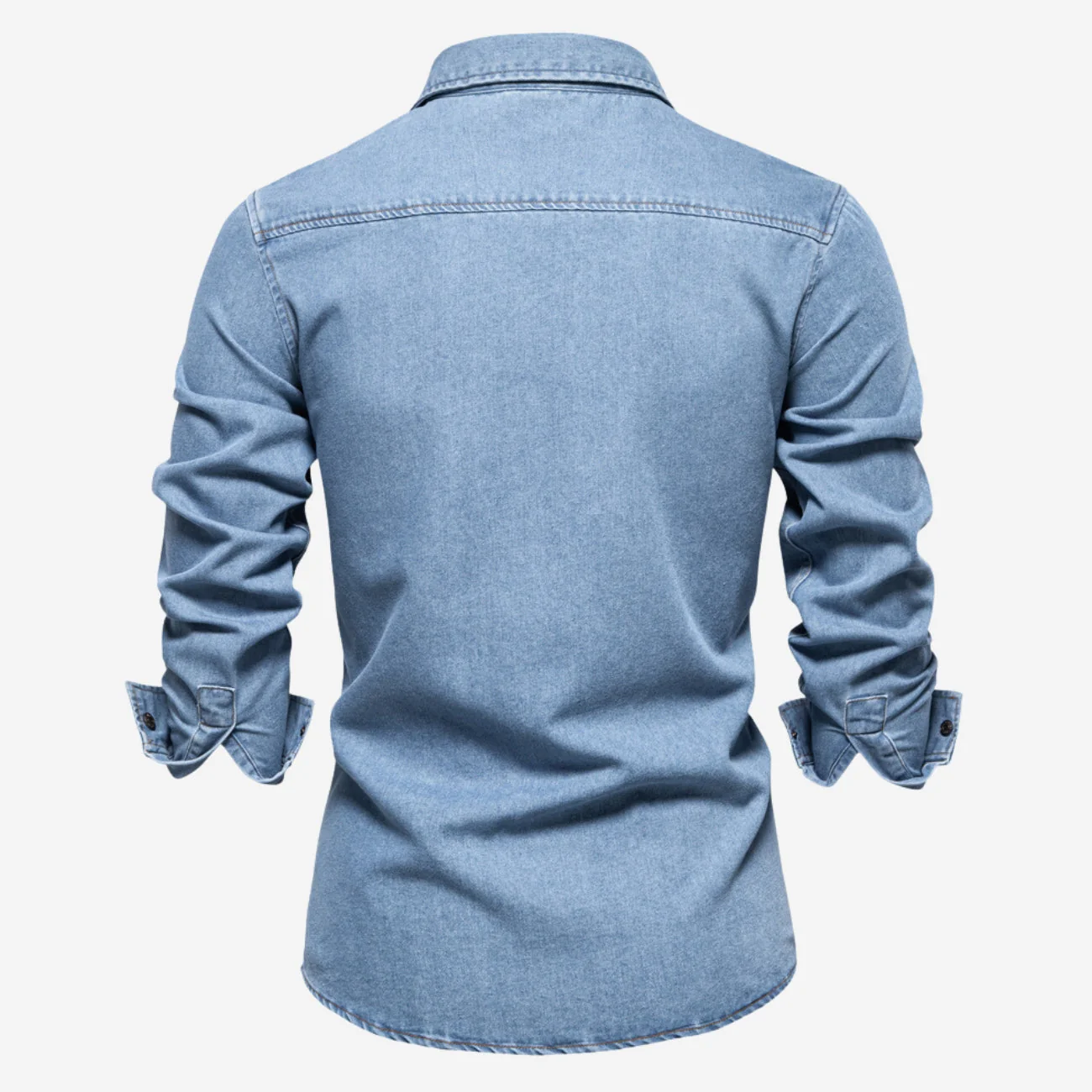 Casual Denim Shirt - CLEARANCE SALE - Image 7