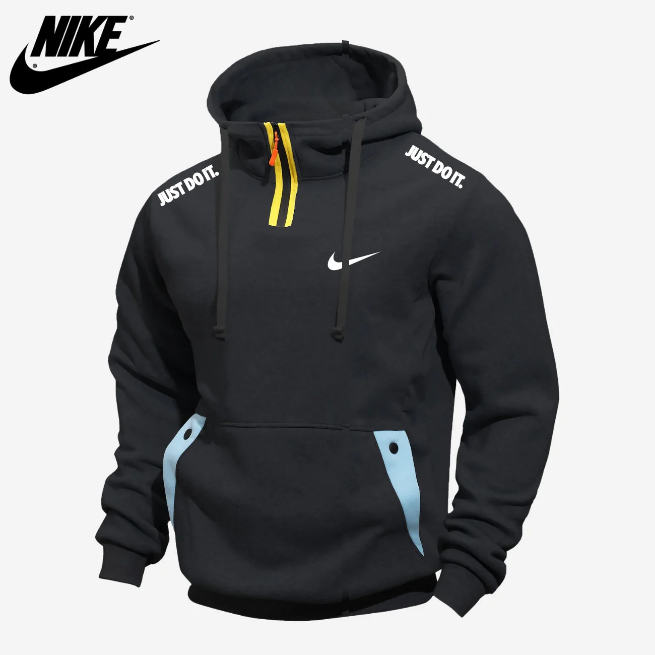Casual Half-Zip Hoodie || CLEARANCE SALE - Image 2
