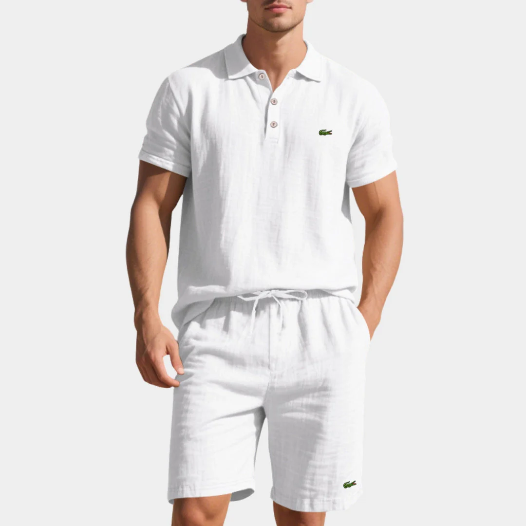 Casual Polo & Shorts Set - CLEARANCE SALE - Image 3