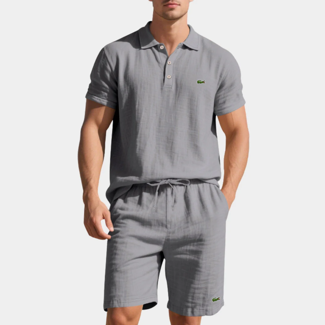 Casual Polo & Shorts Set - CLEARANCE SALE - Image 5
