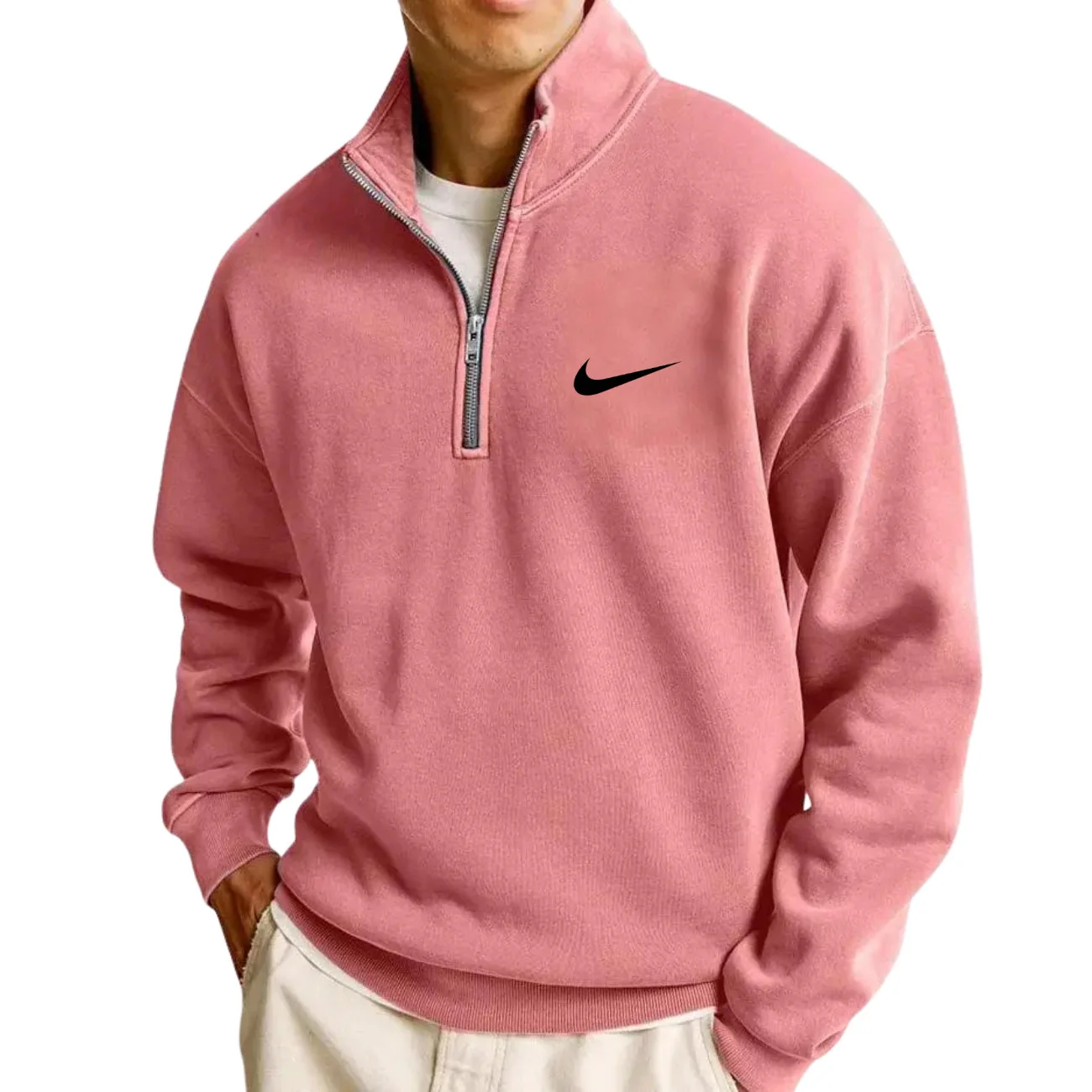 Casual Quarter-Zip Sweatshirt - CLEARANCE SALE - Image 8